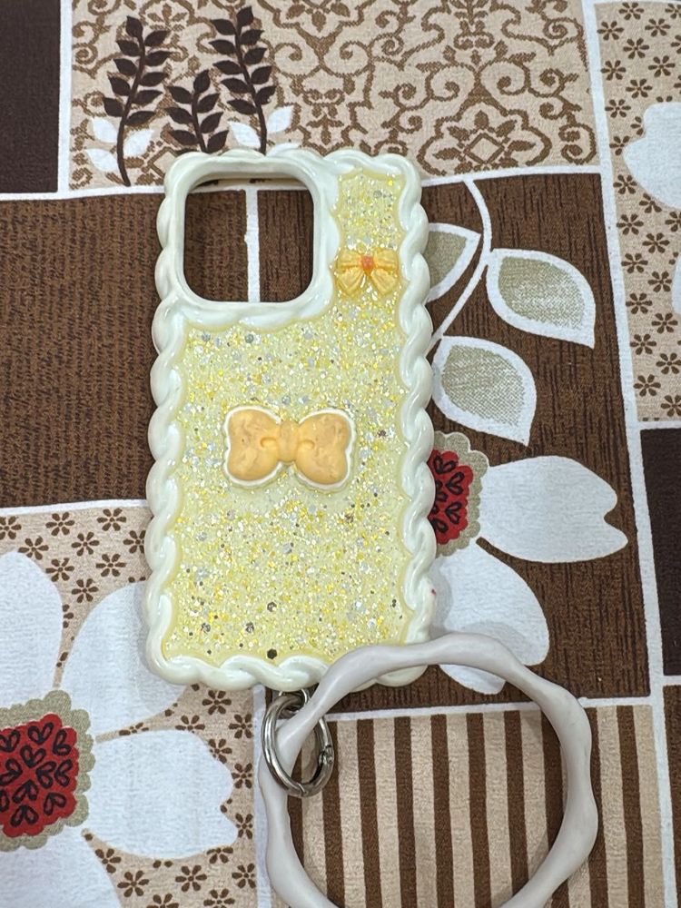 Cute Yellow Bow Phone Case