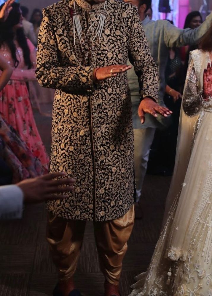 Blue Velvet Sherwani
