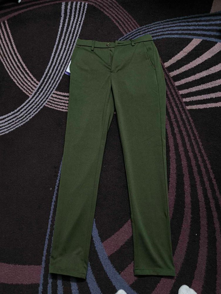 olive green formal pant