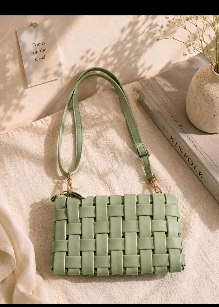 Stylish Woven Crossbody Bag