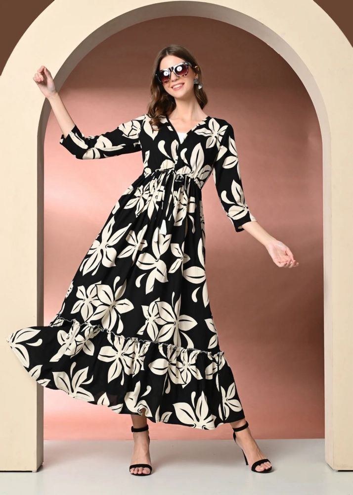 Boho Floral Maxi Dress