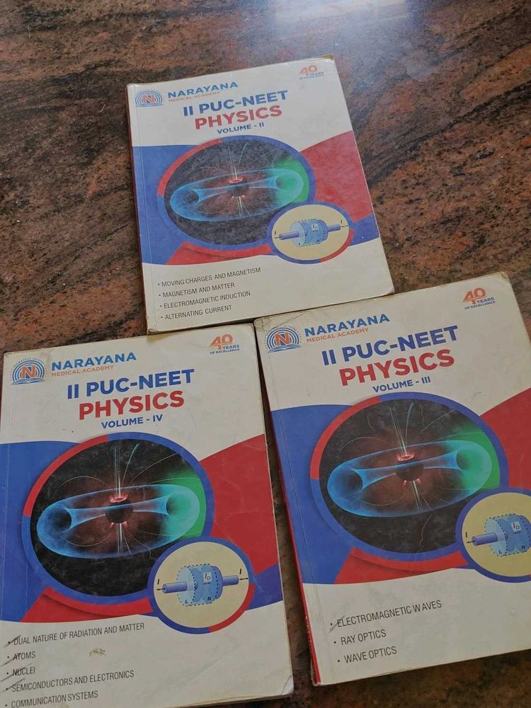 Narayana II PUC-NEET Physics Volumes