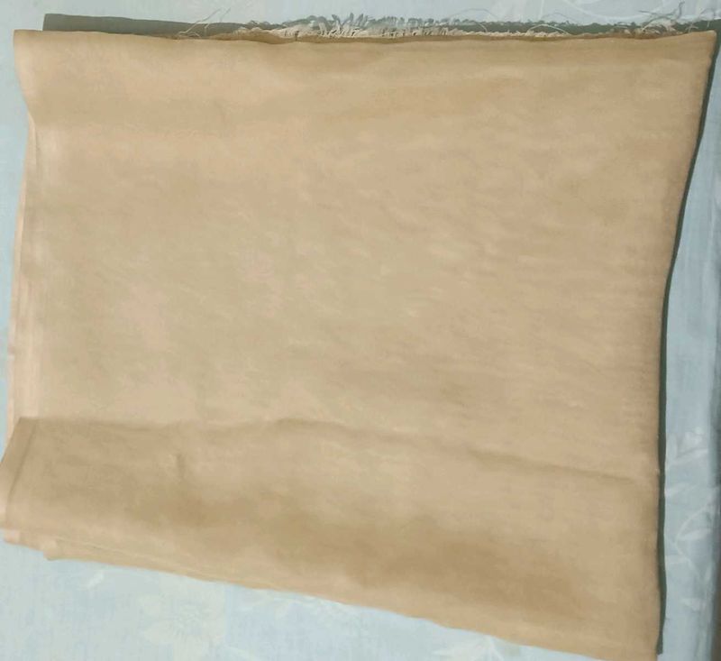 Elegant Plain Beige Dupatta