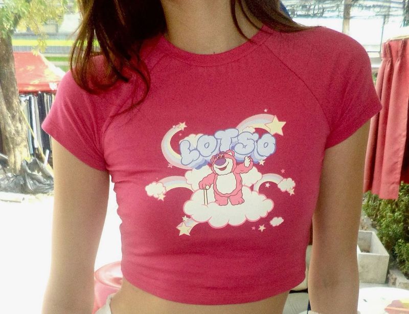 Pink crop top