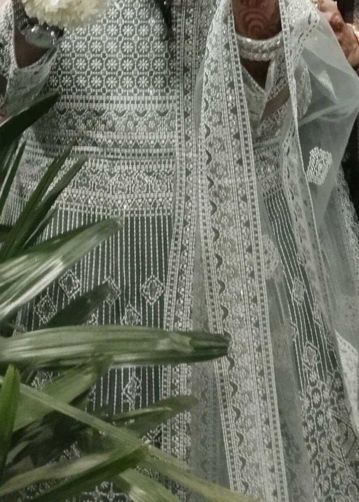 Beautiful Embroidered bridal heavy gown