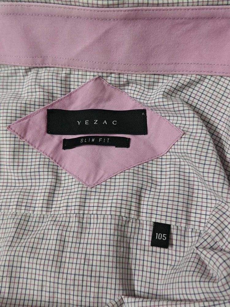 YEZAC Slim Fit Plaid Shirt