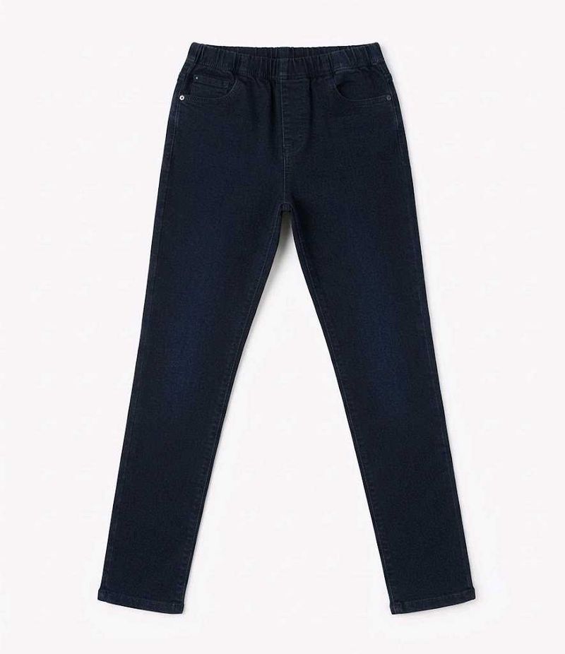 Classic Dark Wash Denim Jeans