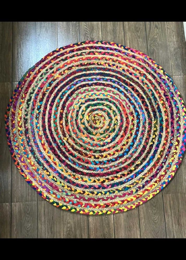 Bohemian Braided round rug
