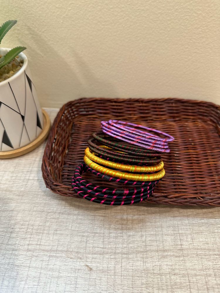 Multicolour Thread Bangles