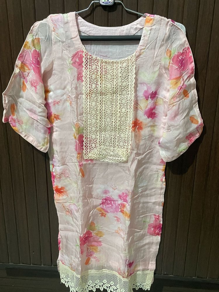 Beautiful Floral Print Kurta