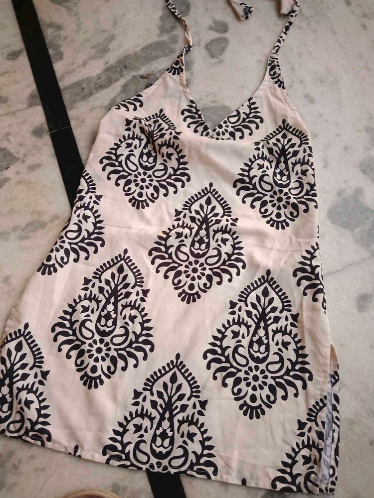 Boho Print Mini Dress