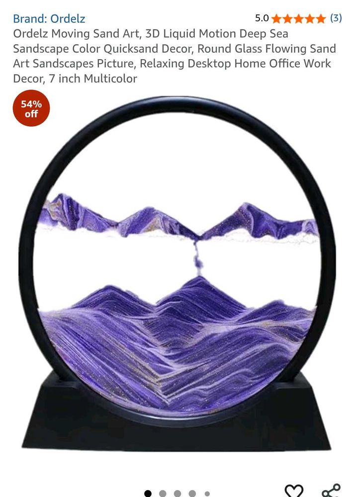Moving Sand Art, Purple