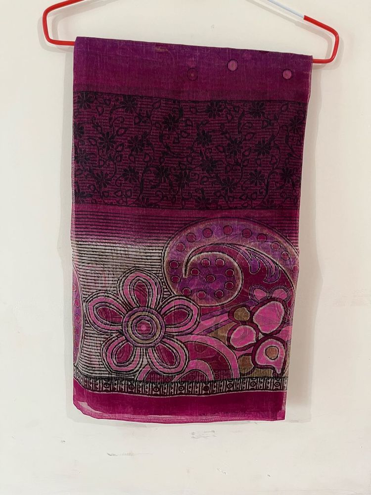 Beautiful Pink &amp; Purple Saree