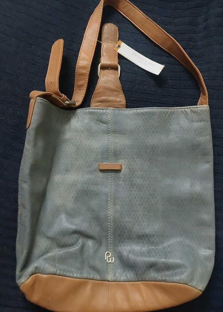 Imported Unused Leather Bag