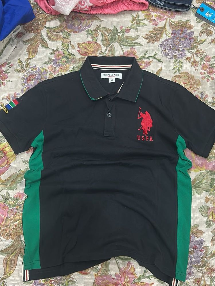 US Polo Assn. Men's Black  Shirt