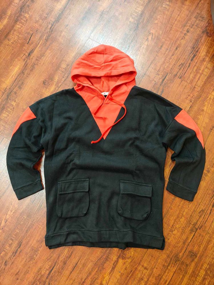 Black &amp; Orange Hoodie