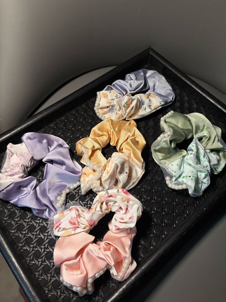 any1 Floral Scrunchies