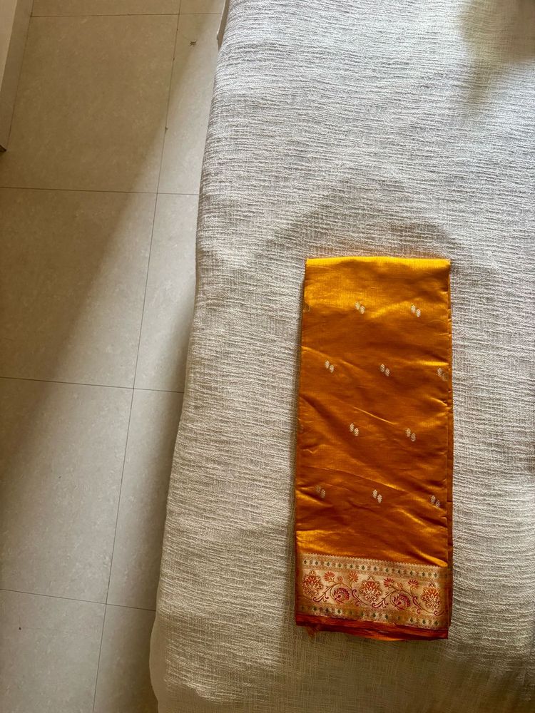 Elegant Saree- with running blouse. never worn