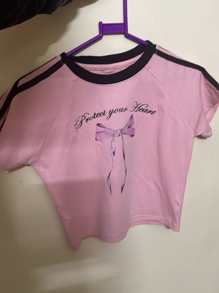 Cute Pink Graphic Tee