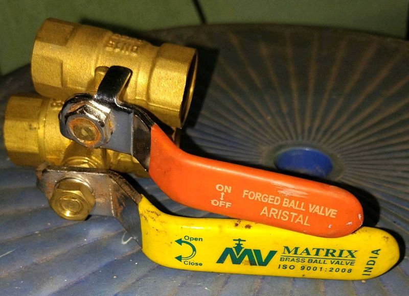 Matrix &amp; Aristal Brass Ball Valves - Two Valve