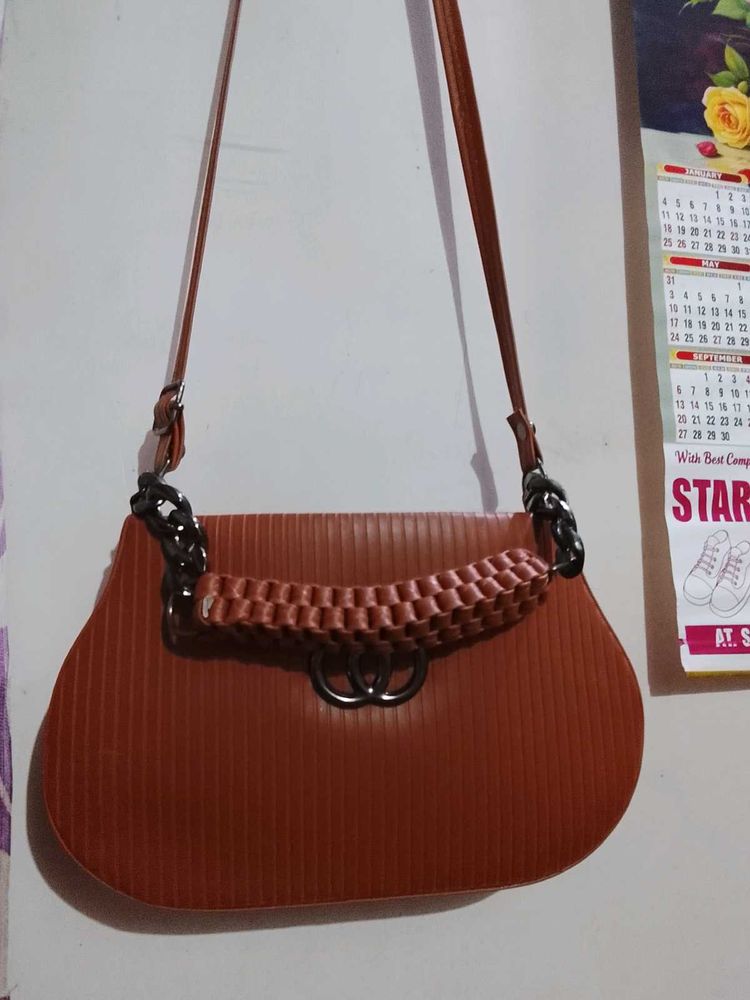 Stylish Brown Shoulder Bag