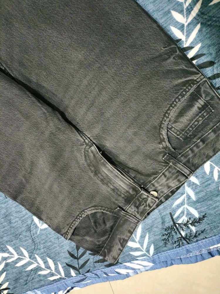 Stylish Grey Denim Jeans
