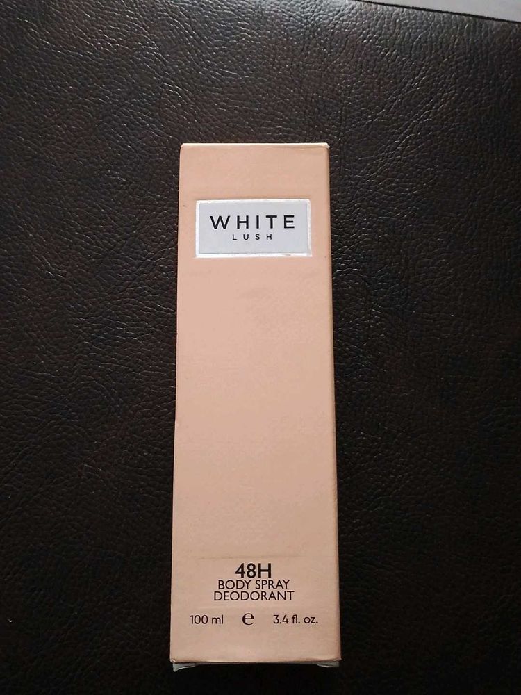 White Lush Body Spray Deodorant