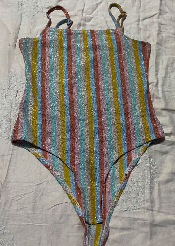 Striped Colorful Bodysuit