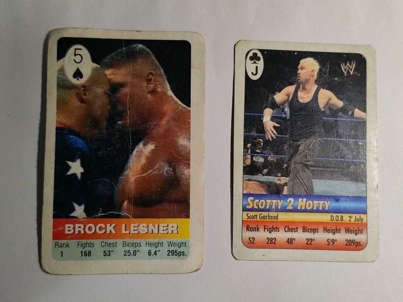 WWE CARDS - Brock Lesner &amp; Scotty