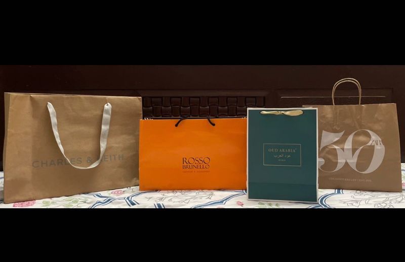 Assorted Designer Shopping Bags