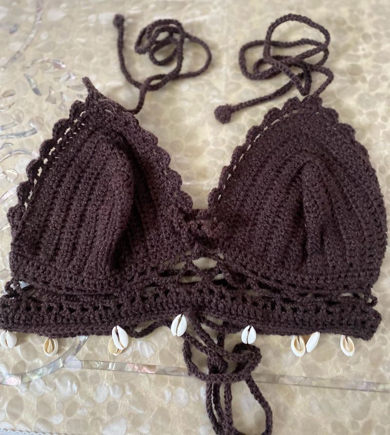 Boho Crochet Bikini Top