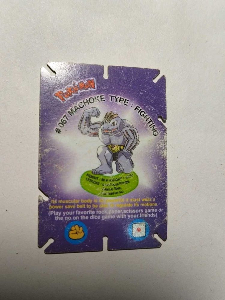 Cheetos Pokemon Jenga Card MACHOKE