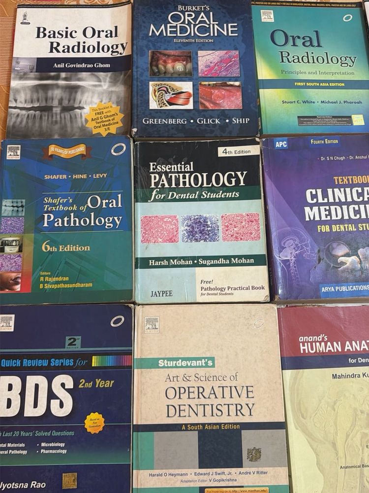 Dental Medical Textbooks BDS BOOKS