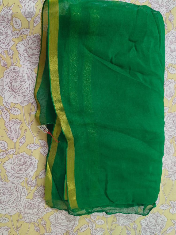 pure shiffon saree