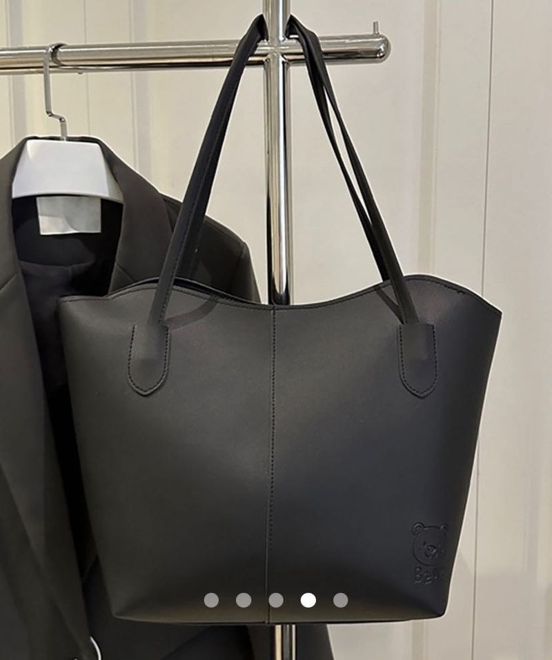 Classic Black Tote Bag