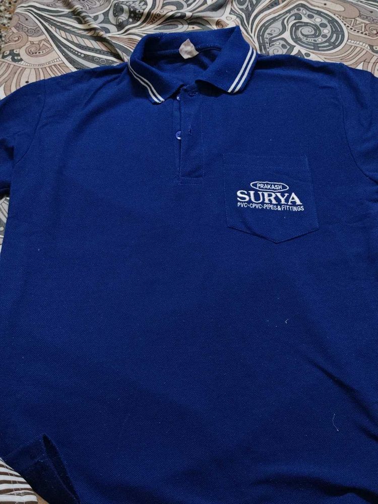 Men's Blue Polo T-Shirt