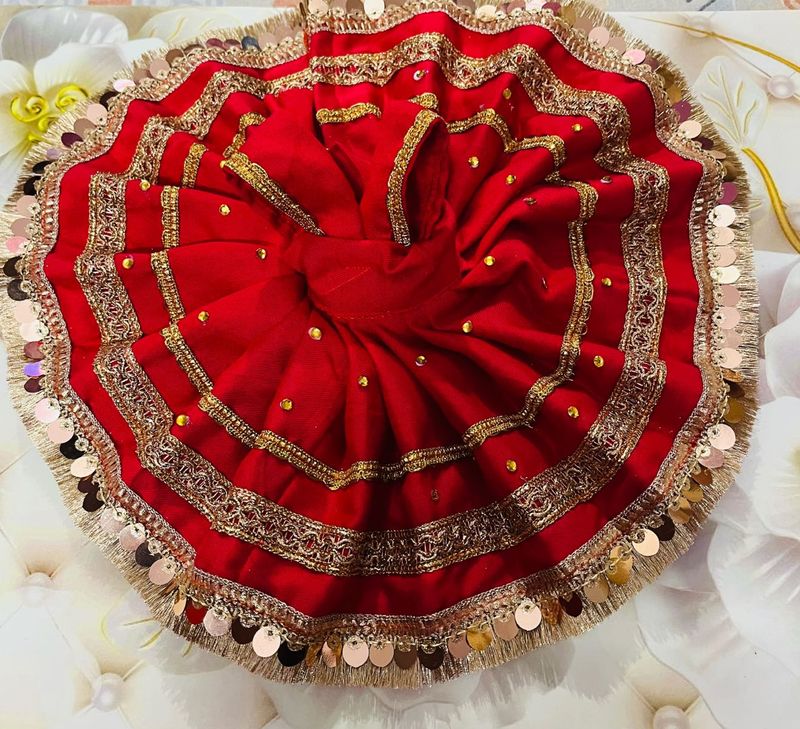Red Krishna Dress