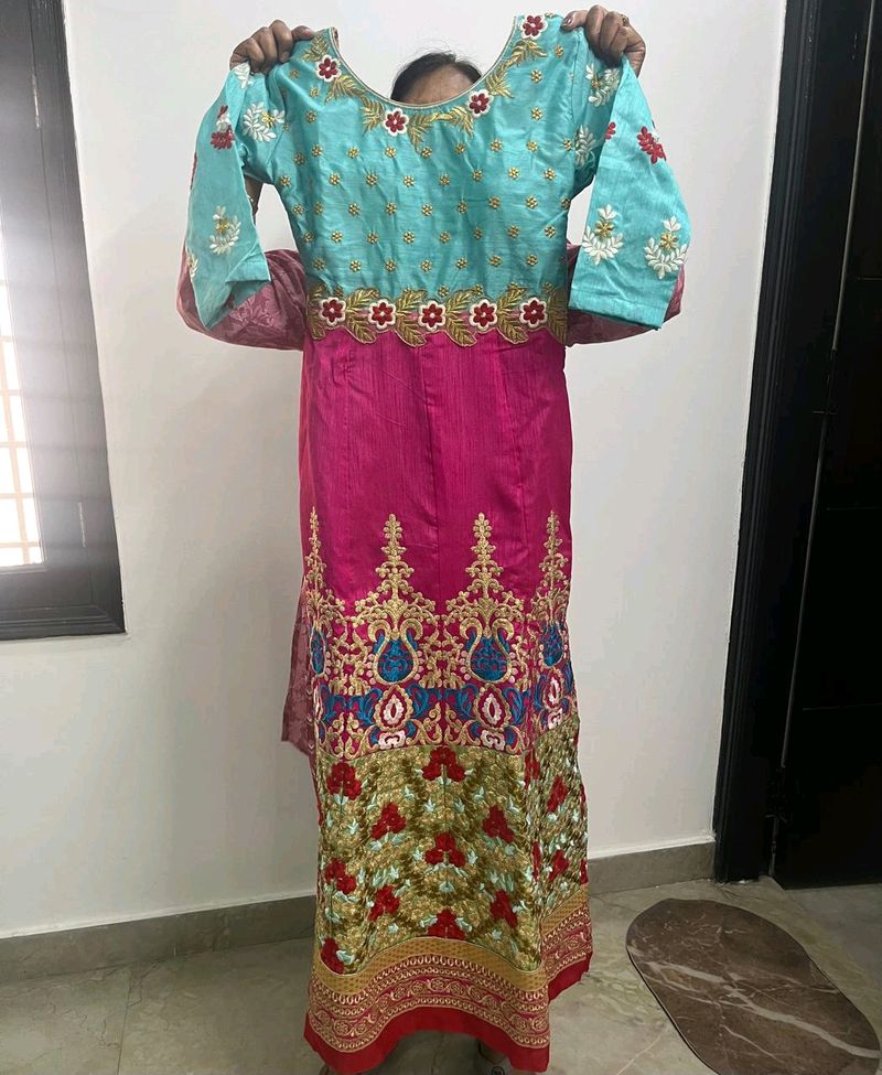 New Party Wear Floor Length Dress