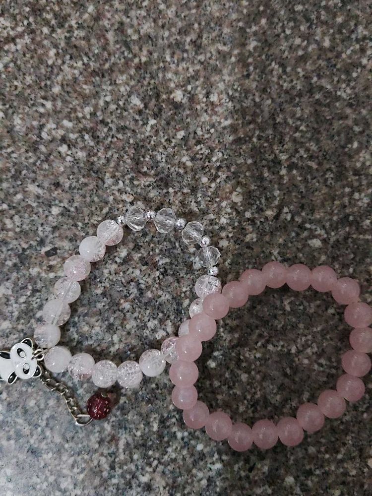 2 Chic Beaded Bracelets Set