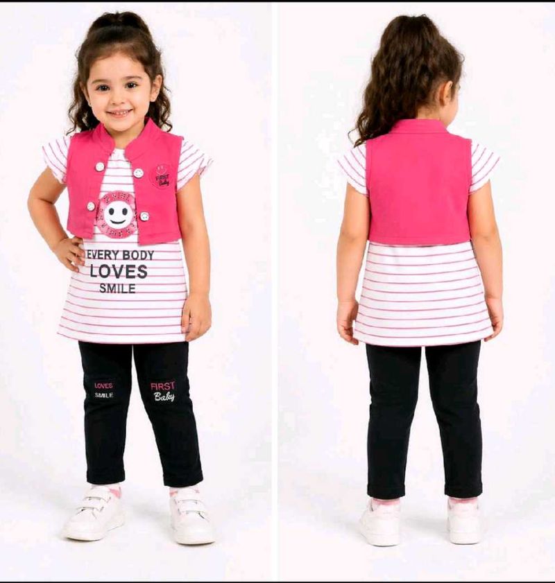 Jeans Top For Girls