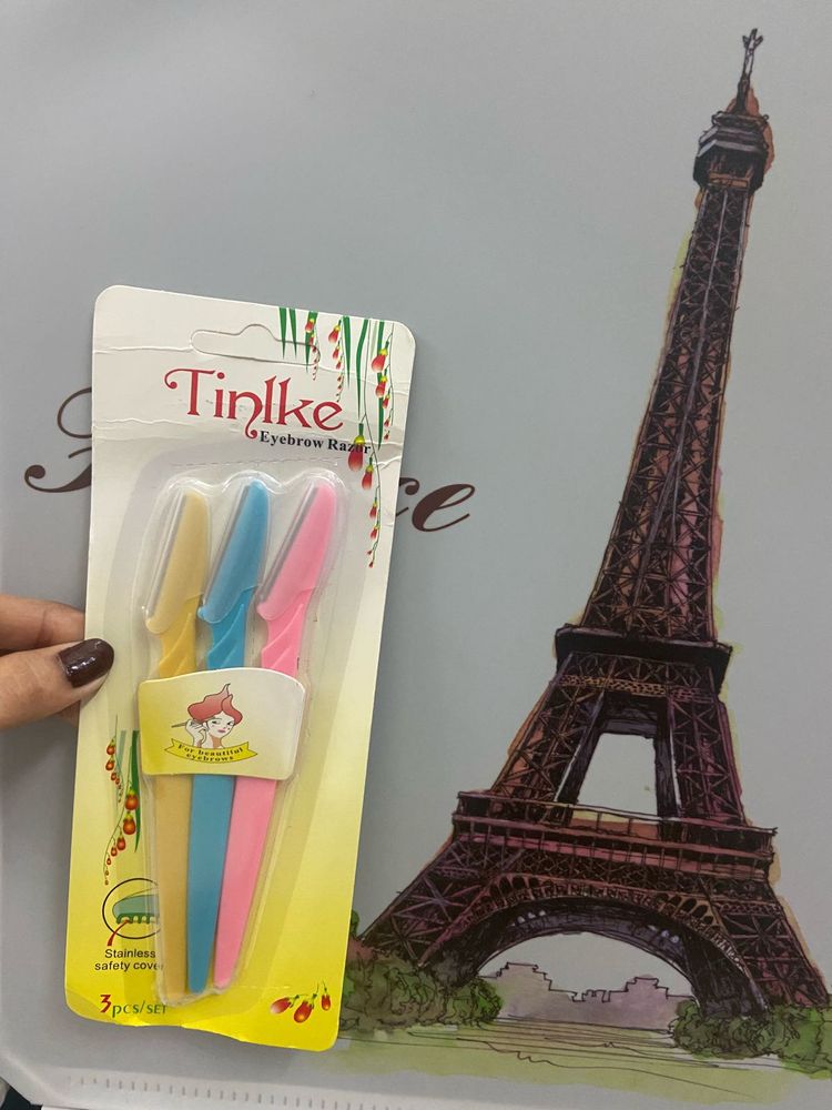 Tinlke Eyebrow Razors - Set of 3