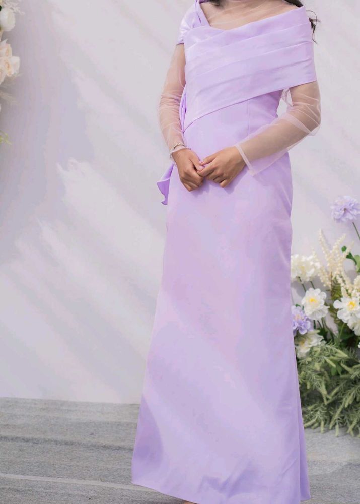 Elegant Lavender Gown