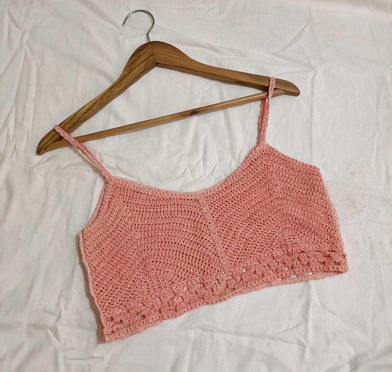 Crochet Crop Top - Handmade