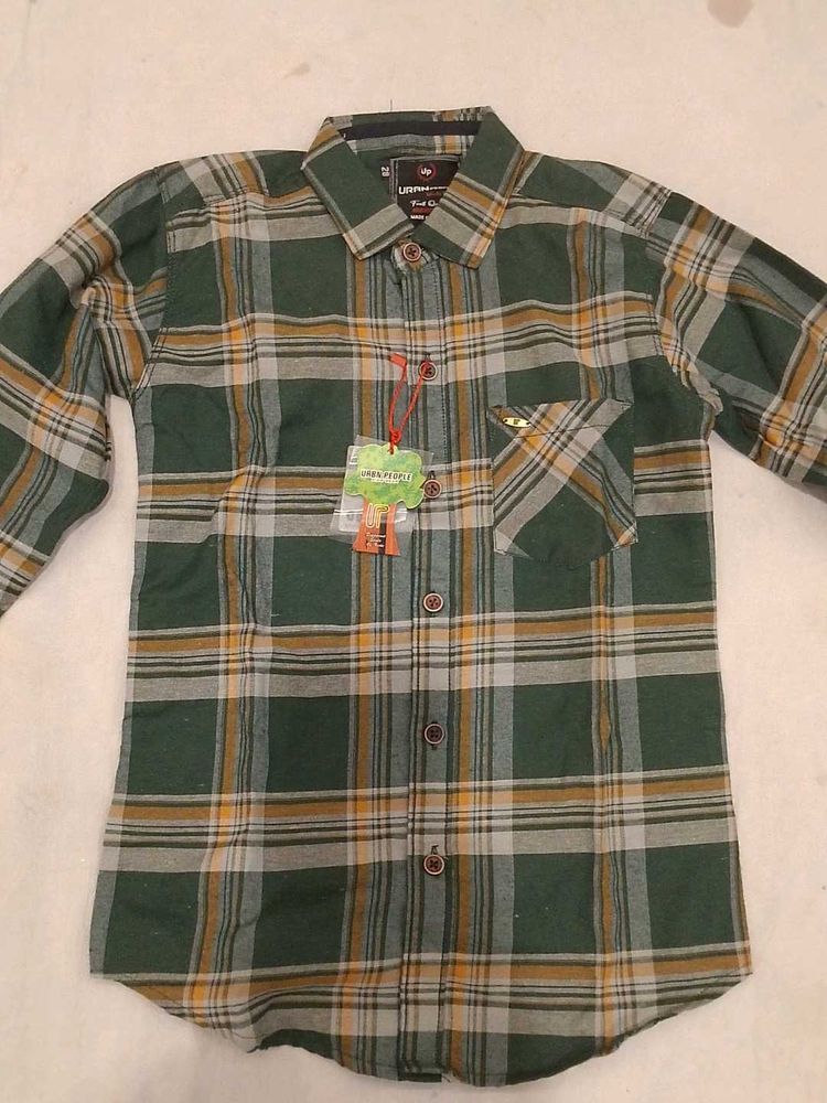Men's Plaid Long Sleeve Shirt
