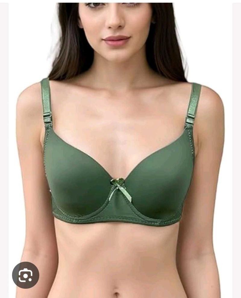 Olive Green Padded Bra