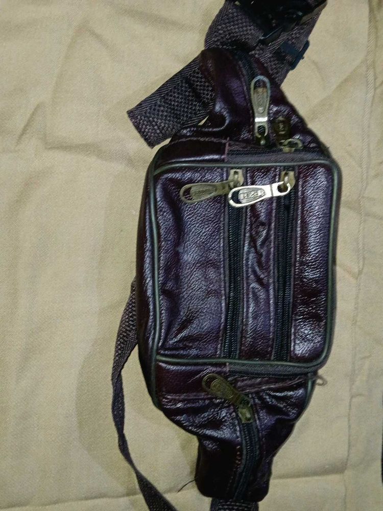 Stylish Leather Waist Bag