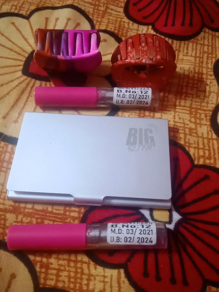 Card Holder, Hair Clature,lipstick