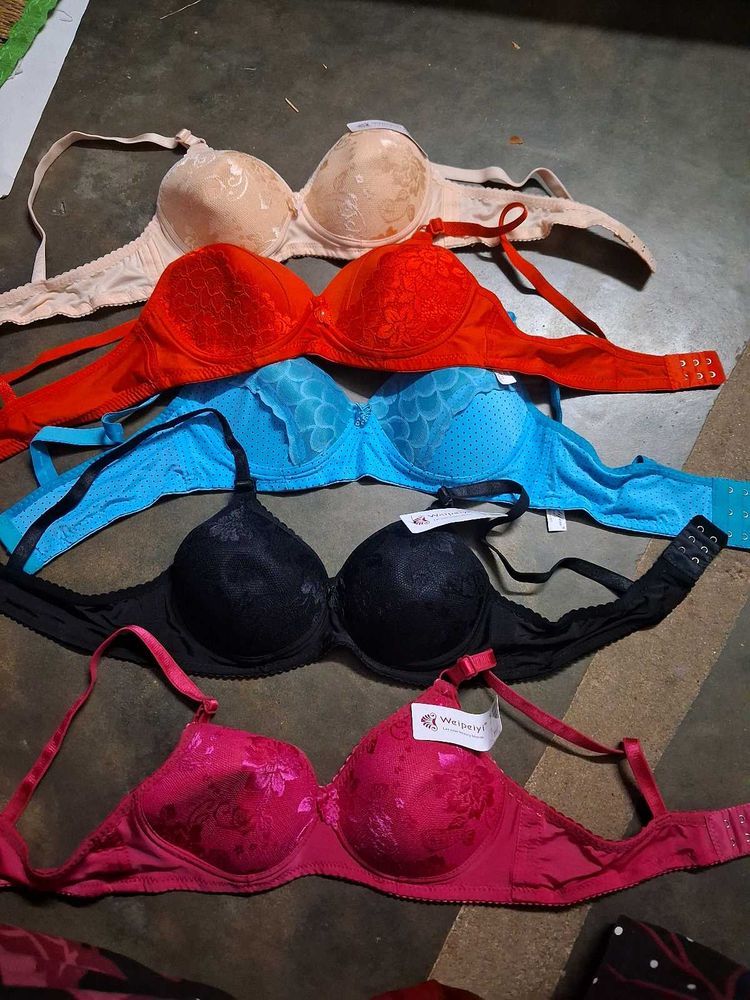 Comfortable Padded Bras - Pack of 5