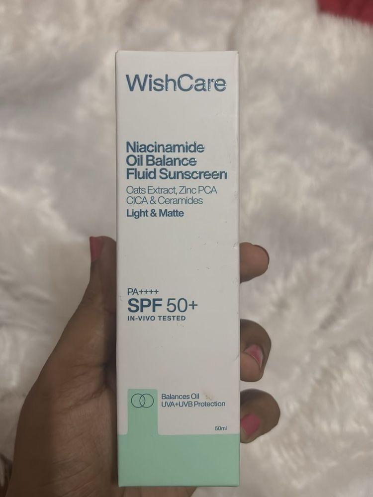 WishCare Niacinamide Oil Balance Fluid Sunscreen S