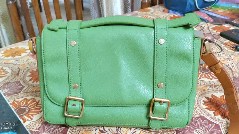 Green Crossbody Bag Charles &amp; Keith
